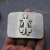 Antique Silver Belt Buckle Hamburg Hummel