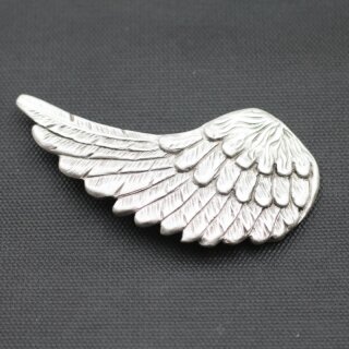 Angel Wing Belt Buckle Antique Silver