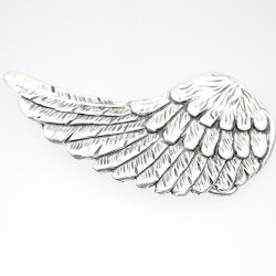 Angel Wing Belt Buckle Antique Silver