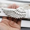 Angel Wing Belt Buckle Antique Silver