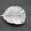 Antique Silver Feather Belt buckle