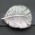 Antique Silver Feather Belt buckle