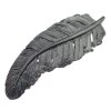 Feather Belt Buckle, Black