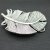 Antique Silver Belt buckle Feather