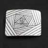 Belt Buckle Infinity graphic, 7,4*5,8 cm