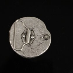 Antique Silver Snail fossil Belt buckle