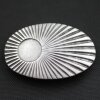 Belt Buckle oval sun, 9,0x5,8 cm