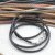 braided leather necklace, thickness 4 mm, 50 cm