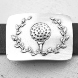 Belt Buckle golf ball, 7,0x5,5 cm