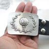 Belt Buckle golf ball, 7,0x5,5 cm