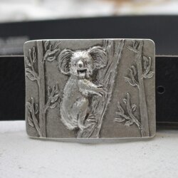 Belt Buckle Koala bear, 7,5x5,7 cm