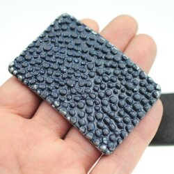 Belt Buckle Burling, dark blue, 7,3*5 cm