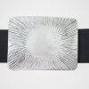 Vintage Style Textured Silver Tone Rectangular Belt Buckle for Leather Belt