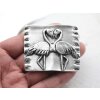 Belt Buckle Flamingos in Love, 6,5x5,5 cm