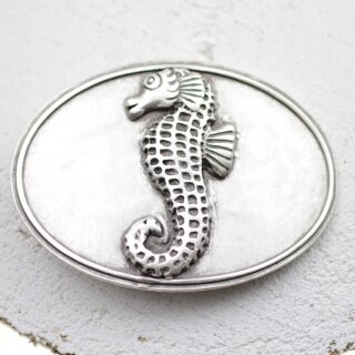 Belt Buckle Seehorse, 9,2x6,5 cm