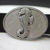 Belt Buckle Seehorse, 9,2x6,5 cm