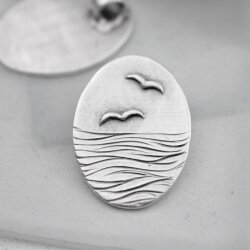 Pendant oval, seaview Pendant, 5x3,7 cm