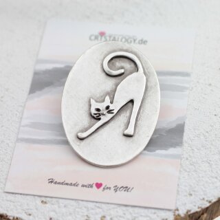 Anhnger Katze, 5,5x4 cm