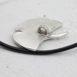 Gingko Blatt Anhänger, 5x4,8 cm