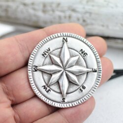 compass Pendant, ø 5,2 cm