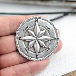 compass Pendant, ø 5,2 cm