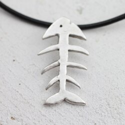 fishbone Pendant, 5,5x3 cm