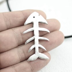 fishbone Pendant, 5,5x3 cm