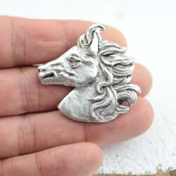 horse head Pendant, 4 cm