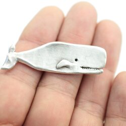 Whale Brooch, 5,4x1,6 cm