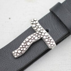 Belt Buckle letter T, 5,5x5,0 cm