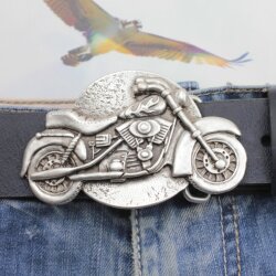 Gürtelschnalle Motorrad, Buckle...