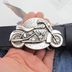 Gürtelschnalle Motorrad, Buckle Wechselschließe Gürtelschließe 40mm