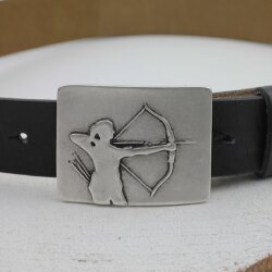 Belt Buckle archer female, 7,0x5,5 cm