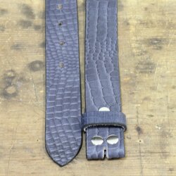 leather belts, 4 cm, 100 % Buffalo leather - Croco Look...