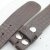 leather belts, 4 cm, 100 % Cow leather - Croco Look Dark Brown