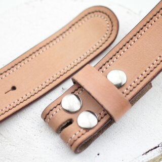 leather belts, 4 cm, 100 % Cow leather - Camel Hell