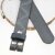 leather belts, 4 cm, 100 % Cow leather - Petrol
