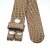 leather belts, 4 cm, 100 % Cow leather - Croco Look Khaki Beige
