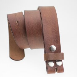 leather belts, 4 cm, 100 % Cow leather - Braun classic