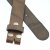 leather belts, 4 cm, 100 % Cow leather - Braun Diagonale wide
