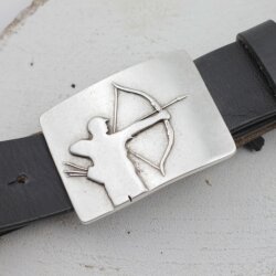 Belt Buckle archer male, 7,0x5,5 cm