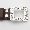 Belt Buckle Rectangular buckle, centric open, 6,5x5,5 cm