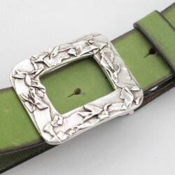 Rectangular buckle, centric open, 6,5x5,5 cm