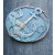 Anchor Belt Buckle, light blue, 8,5x6,8 cm