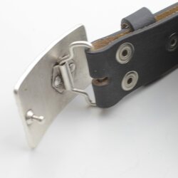 Croco Look Belt Buckle, 6,6x4,5 cm