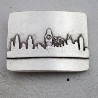 Belt Buckle London City silhouette, 7,0x5,2 cm