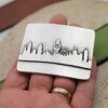 Belt Buckle London City silhouette, 7,0x5,2 cm