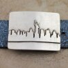 Belt Buckle New York City silhouette, 7,2x5,5 cm