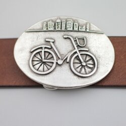 Fahrrad Gürtelschnalle, 7,3x5,3 cm