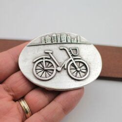 Belt Buckle Bike, Bicycle, 7,3x5,3 cm